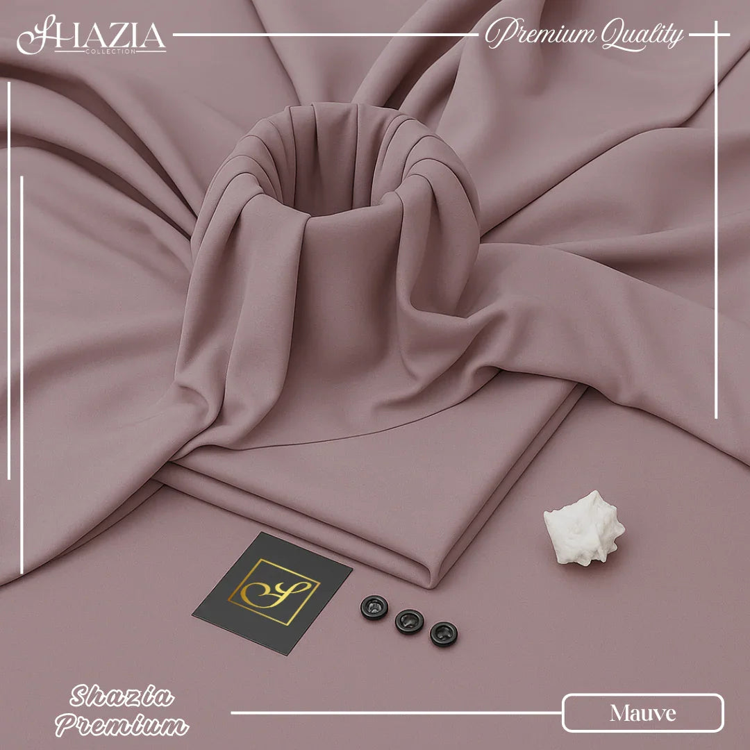 Mauve Shazia Premium – Unstitched (4 Meter | 58” Width)