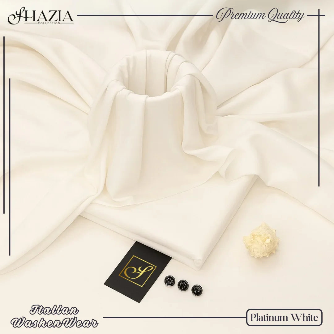 Platinum White – Premium Italian Wash & Wear
