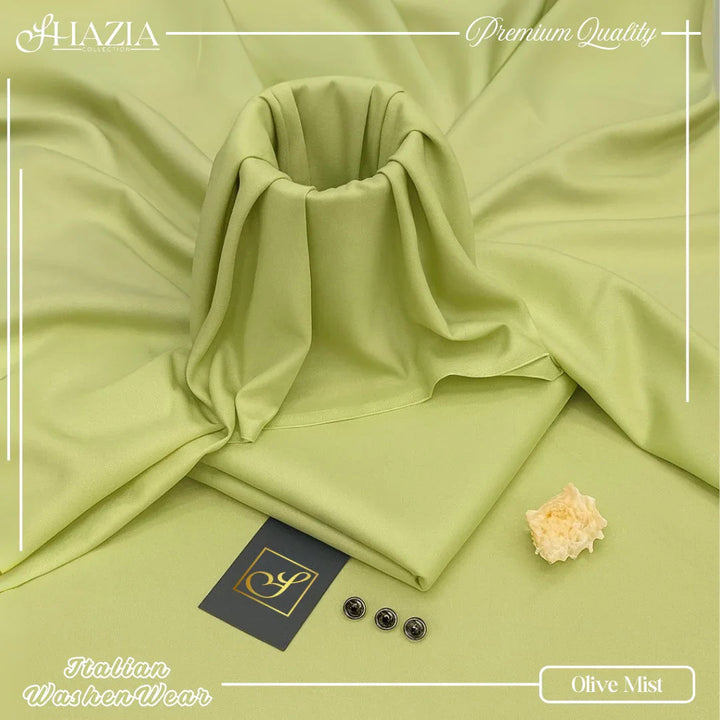 Premium Italian Wash & Wear in-Olive Mist