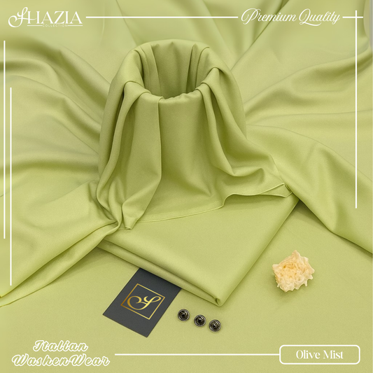 Premium Italian Wash & Wear in-Olive Mist